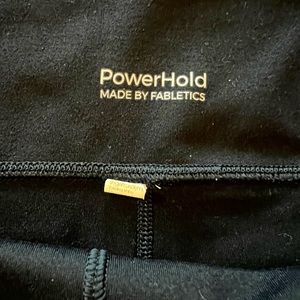 Fabletics Powerhold Athletic Leggings -Black-full length  Size XL**